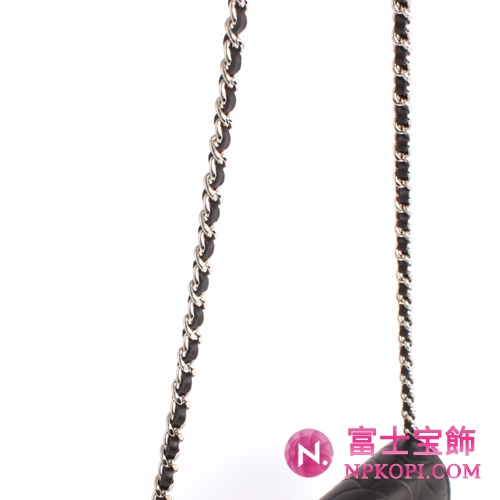 シャネル CHANEL カメリア ラムスキン ショルダーバッグ ブラック＆シルバー A47421AAZXCV